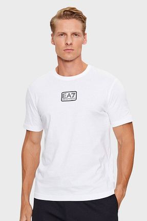 تیشرت سفید مردانه رگولار Emporio Armani - کد 898350137