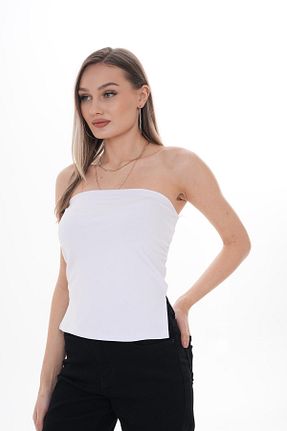 تیشرت سفید زنانه Relaxed Şimal - کد 898394854
