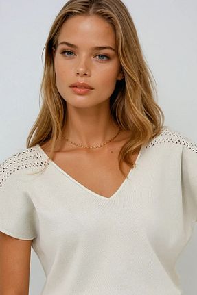 بلوز طوسی زنانه Ajurlu VAGGON - کد 897780564