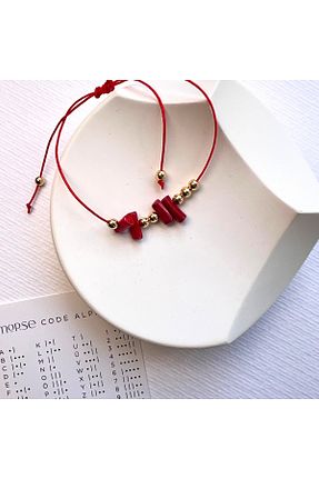 دستبند جواهر متالیک زنانه سنگ طبیعی L´Atelier des Perles - کد 895175323