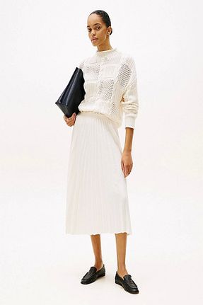 دامن رنگی زنانه پلی استر Tommy Hilfiger - کد 897741458