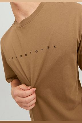 تیشرت قهوه ای مردانه رگولار Jack & Jones - کد 749638140