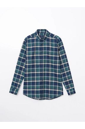 پیراهن سبز مردانه Loose LC Waikiki - کد 897755916