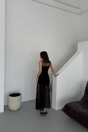لباس مشکی زنانه بافتنی comoller - کد 897764029