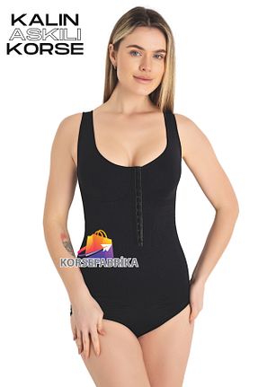 گن لاغری مشکی زنانه مخلوط پلی استر korsefabrika trend mood store - کد 809680788