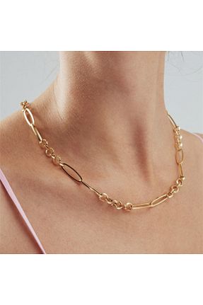 گردنبند طلا طلائی زنانه 14 عیار Dores Gold - کد 898697816