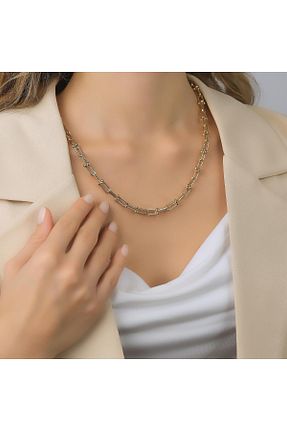 گردنبند طلا طلائی زنانه 14 عیار Dores Gold - کد 898698756