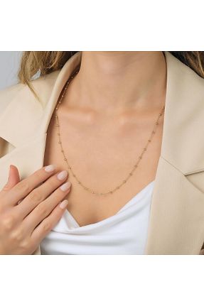 گردنبند طلا طلائی زنانه 14 عیار Dores Gold - کد 898705924