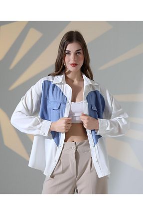 پیراهن سفید زنانه رگولار FASHION - کد 897793880