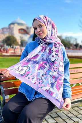 شال رنگی زنانه پنبه ای EVERMORE - کد 897831630