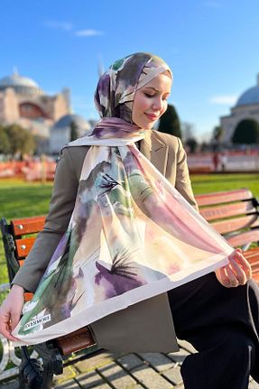 شال رنگی زنانه پنبه ای EVERMORE - کد 898652683