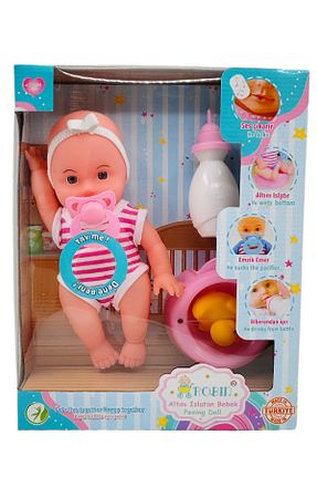 عروسک گوشتی صورتی Global Toys - کد 897499024