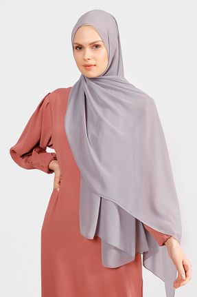 شال طوسی زنانه شیفون Differenza - کد 897849784