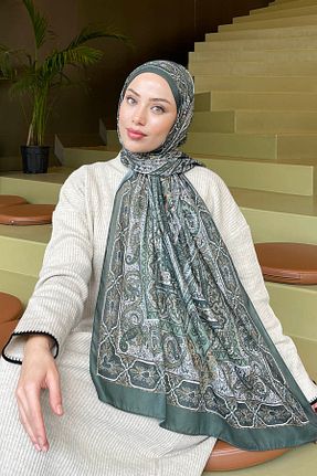 شال خاکی زنانه lamelif.com - کد 897845804