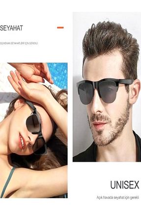 عینک آفتابی مشکی زنانه 59+ DEANB - کد 897849358