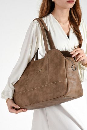 ساک و چمدان قهوه ای زنانه چرم مصنوعی Miami Polo - کد 897846390