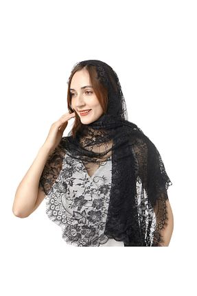 شال مشکی زنانه nuriçgiyim - کد 897864321