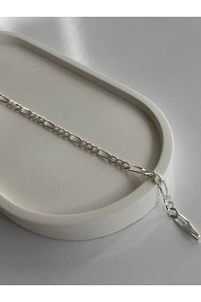دستبند نقره سفید مردانه 925 عیار qarma jewellery - کد 882447197