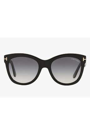 عینک آفتابی مشکی زنانه UV400 Tom Ford - کد 303038419
