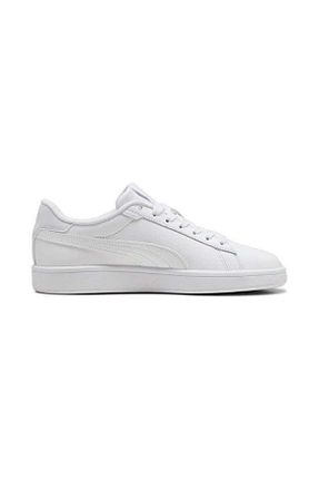 کفش اسنیکر سفید زنانه چرم اصل Puma - کد 797365270