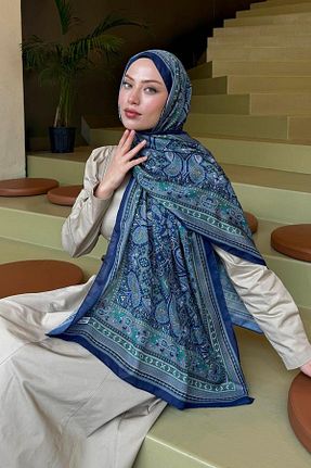 شال سبز زنانه پنبه ای lamelif.com - کد 897883576