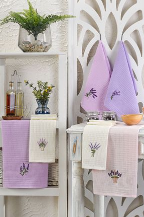 حوله آشپزخانه رنگی پنبه Denia Home Textile - کد 897882559