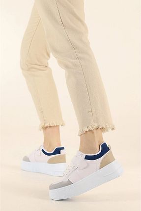 کفش اسنیکر سفید زنانه چسبی AlbiShoes - کد 897882738