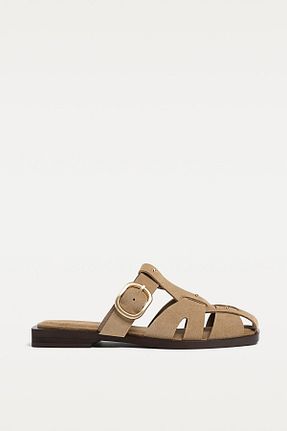 کفش کژوال بژ زنانه پاشنه کوتاه (1 - 4 سانتی متر) Stradivarius - کد 898087736