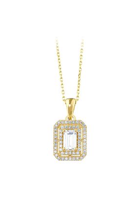 گردنبند طلا زرد زنانه 14 عیار Assos Pırlanta - کد 783237075