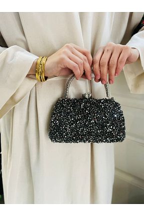 کیف مجلسی طوسی زنانه EVA Çanta Trend - کد 897891437