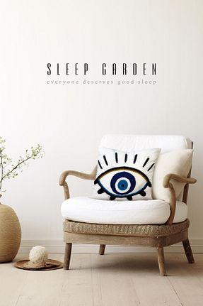 بالش سفید Pamuklu Sleep Garden - کد 897881058