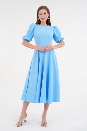 لباس آبی زنانه بافتنی bayansepeti - کد 897887019