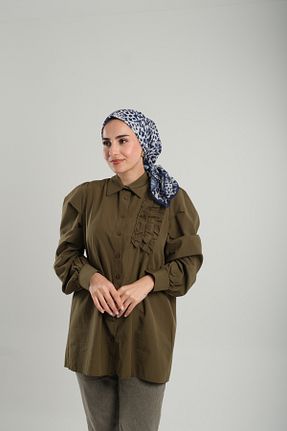 روسری طوسی چاپی Giverny - کد 897896741