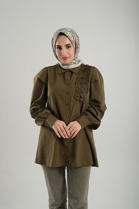 روسری سبز پلی استر Giverny - کد 897894876