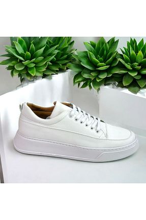 کفش کلاسیک سفید مردانه چرم مصنوعی MODA - کد 897898479
