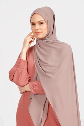 شال قهوه ای زنانه شیفون Differenza - کد 897897341