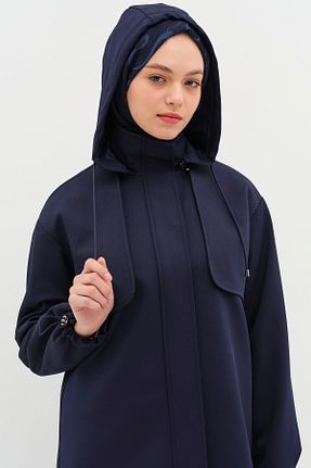 کاپشن حجاب سرمه ای زنانه رگولار Tuğba - کد 897901897