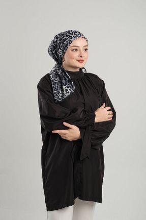 روسری طوسی پلی استر Giverny - کد 897897018