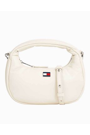 کیف دوشی بژ زنانه چرم مصنوعی Tommy Hilfiger - کد 883073045