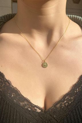 گردنبند نقره طلائی زنانه 925 عیار Spossy Silver Jewelry - کد 897909848