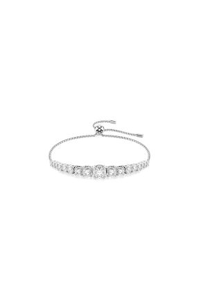 النگو قهوه ای زنانه 8 عیار Swarovski - کد 897905496