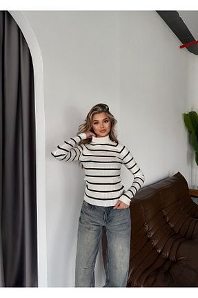 پلیور نباتی زنانه Fitted LEA - کد 897937529