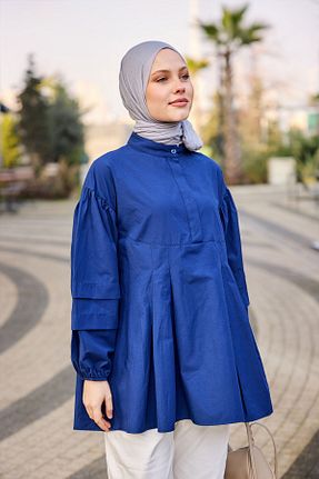 تونیک حجاب سرمه ای بچه گانه پنبه ای LOCCO - کد 897938428
