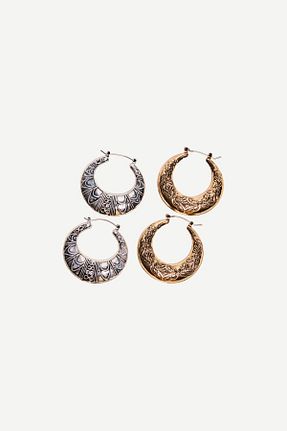 گوشواره جواهر مروارید Bershka - کد 897944860