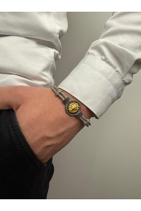 دستبند جواهر طوسی مردانه زیرکن Butik - کد 897947968
