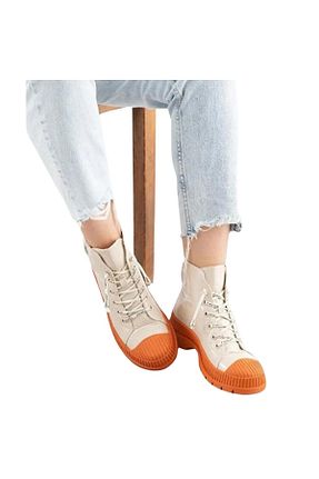 بوت / نیم بوت نارنجی زنانه پشمی Guja - کد 878492931