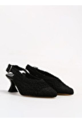 کفش پاشنه بلند کلاسیک مشکی زنانه پاشنه نازک Pierre Cardin - کد 900676080