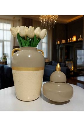 گلدان رنگی سرامیک VERA HOME DECOR - کد 897970654
