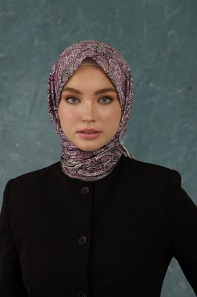 روسری صورتی پنبه پلی استر İpekhan - کد 897984830