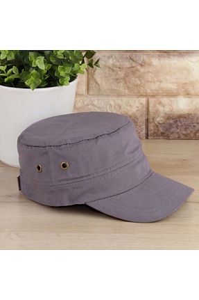 کلاه طوسی زنانه پنبه ای MYZİ STORE - کد 897984667